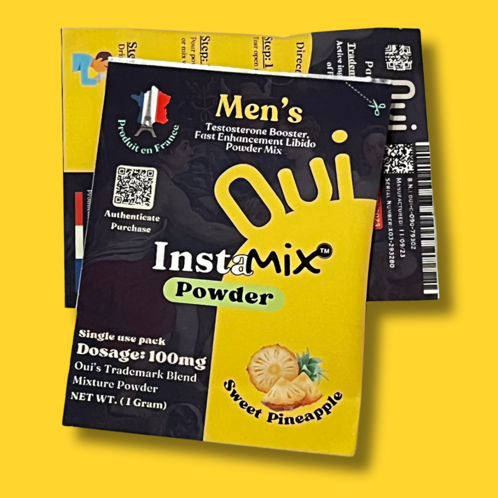 Oui's Instamix Powder for Men, dosage-100mg