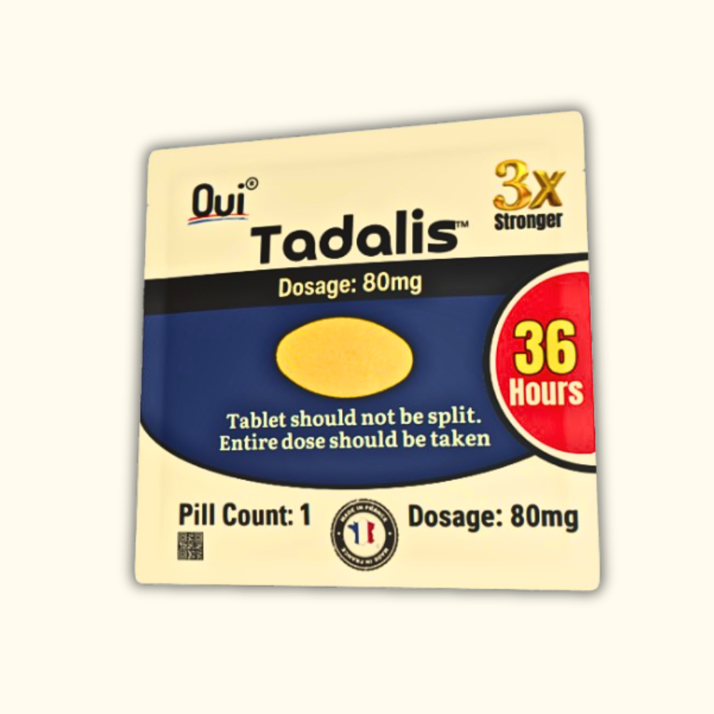 Tadalis ™ - 80mg Pill for Men, Weekend Special, 36 hours, Single pack