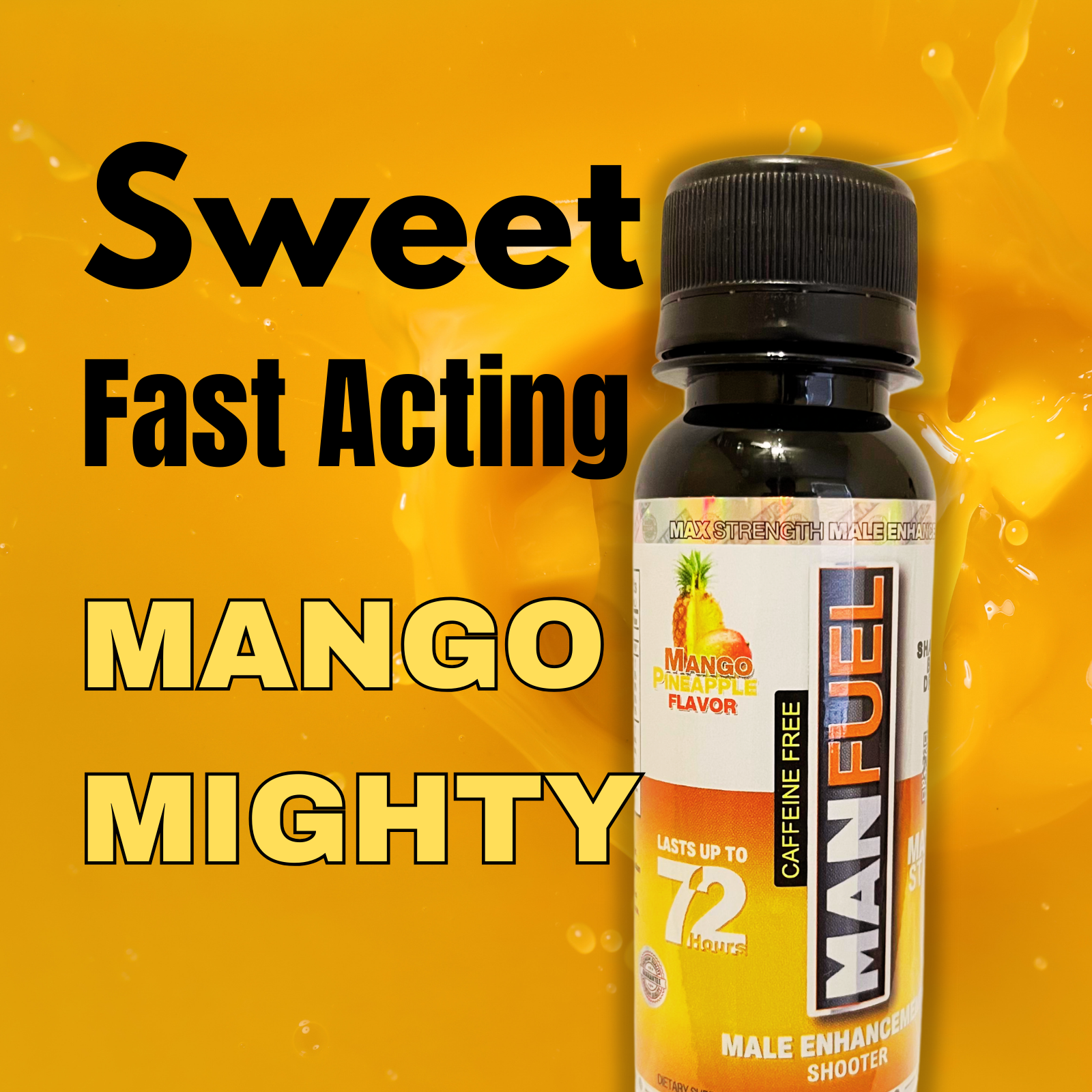 Manfuel Liquid Shooter - 3 fl. oz. Mango Pineapple Flavor, Single Bottle