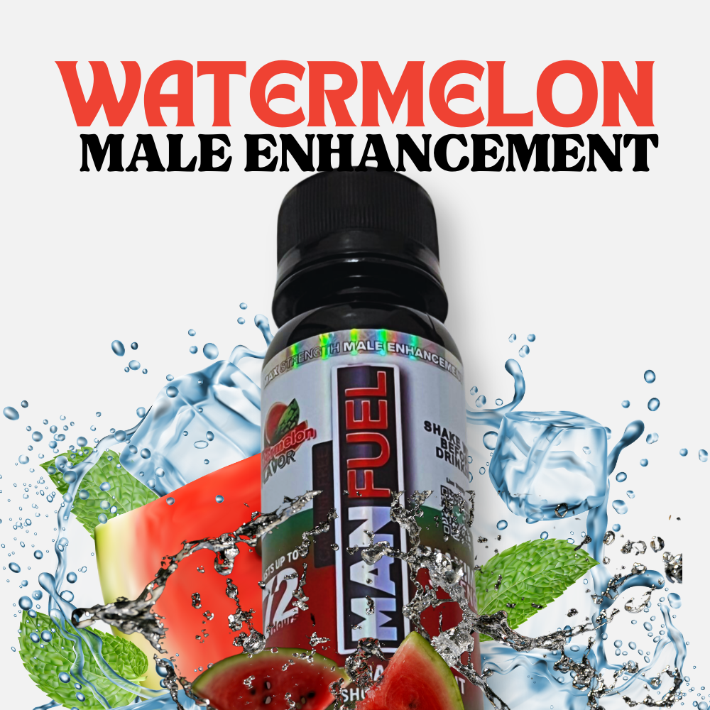 Manfuel Liquid Shooter - 3 fl. oz. Watermelon Flavor, 12 CT