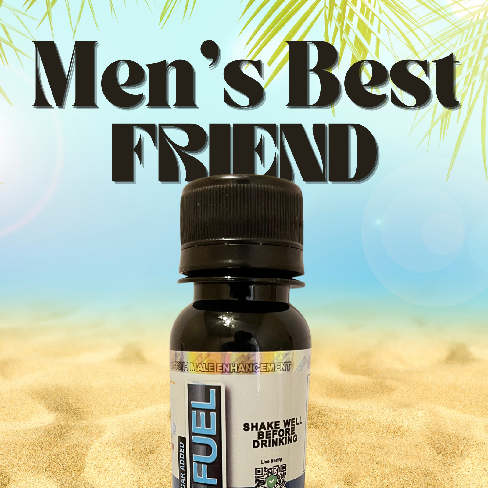 Manfuel Liquid Shooter - 3 fl. oz. Island Blast Flavor, Single Bottle