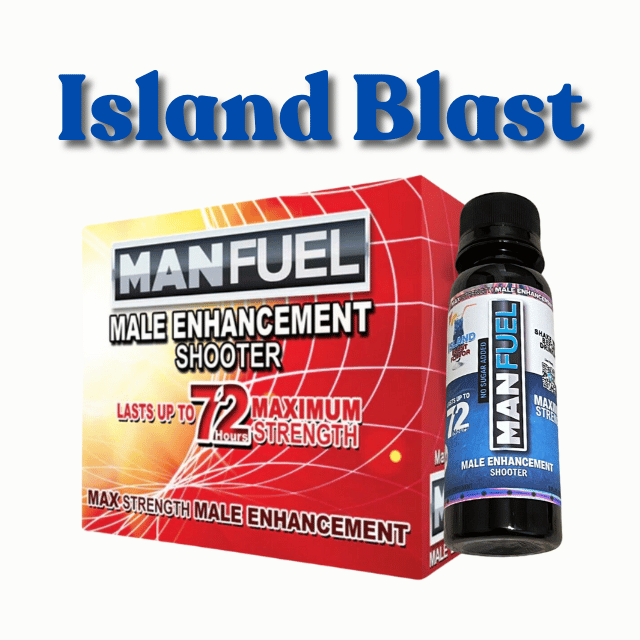 Manfuel Liquid Shooter - 3 fl. oz. Island Blast Flavor, 12 CT