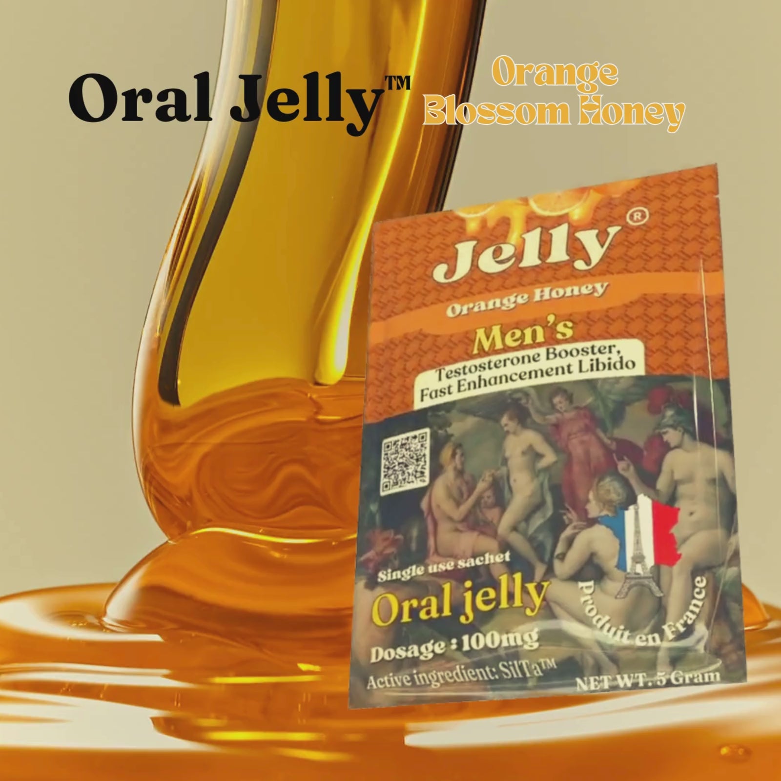 Oral Jelly™ 100mg Strength, Orange Blossom flavor, Single pack