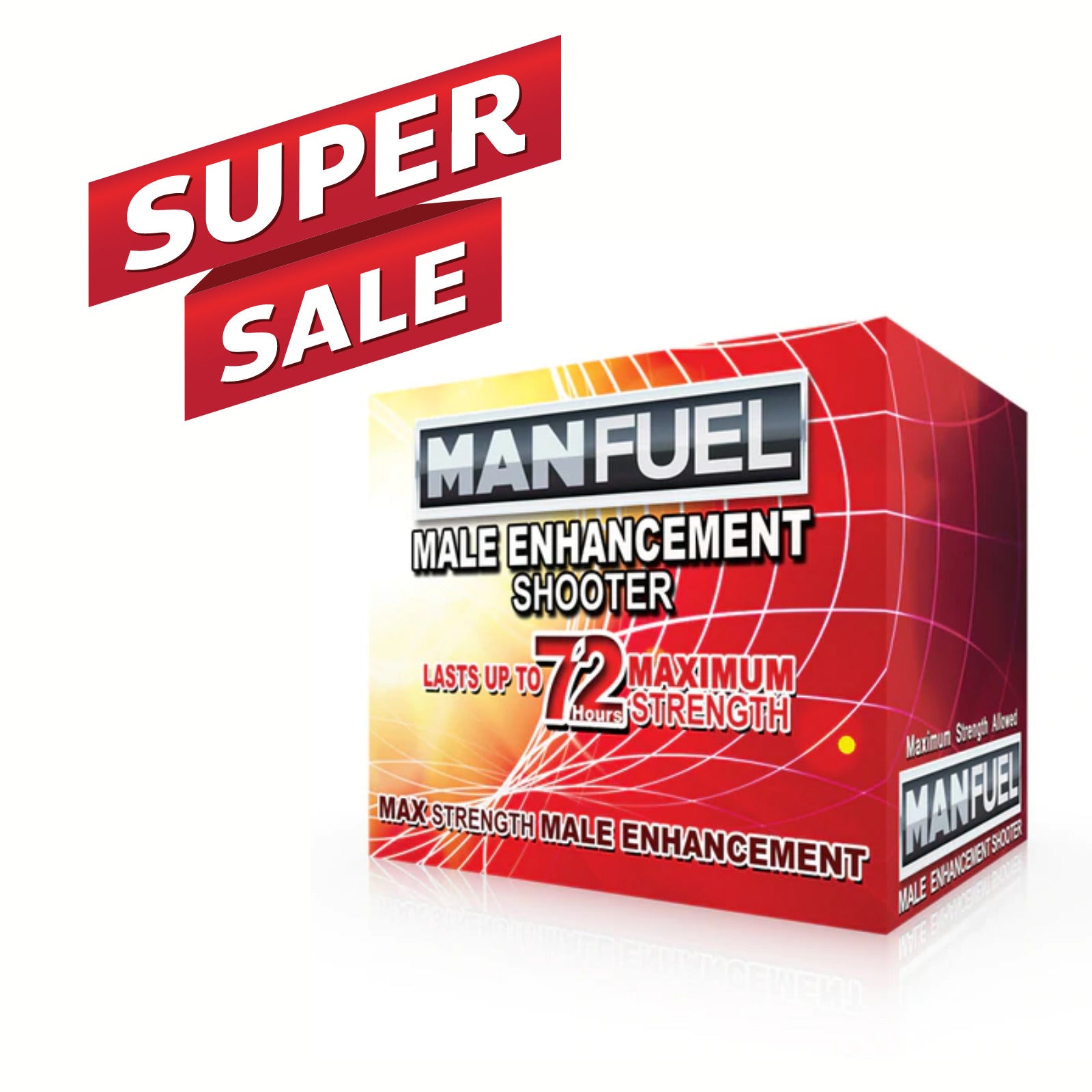 Manfuel Liquid Shooter - 3 fl. oz. Wildberry Flavor, 12 CT