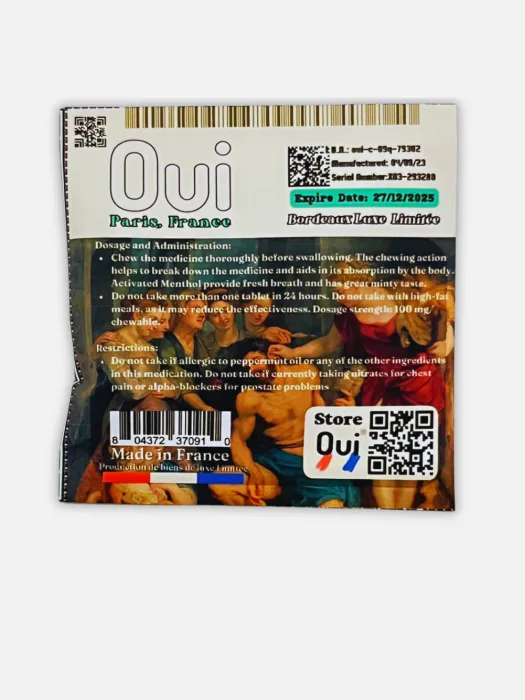 Chewable Mints - Pill For Men, Infused with Breath Freshener, 12 CT (Chewable Pill)